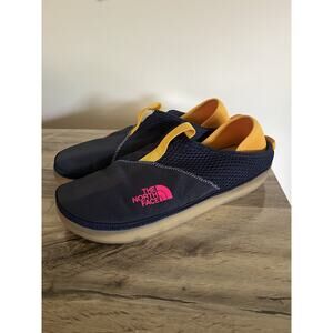 The North Face Unisex Base Camp Mules NWOT Men’s 13 Blue Yellow Slipper Flats